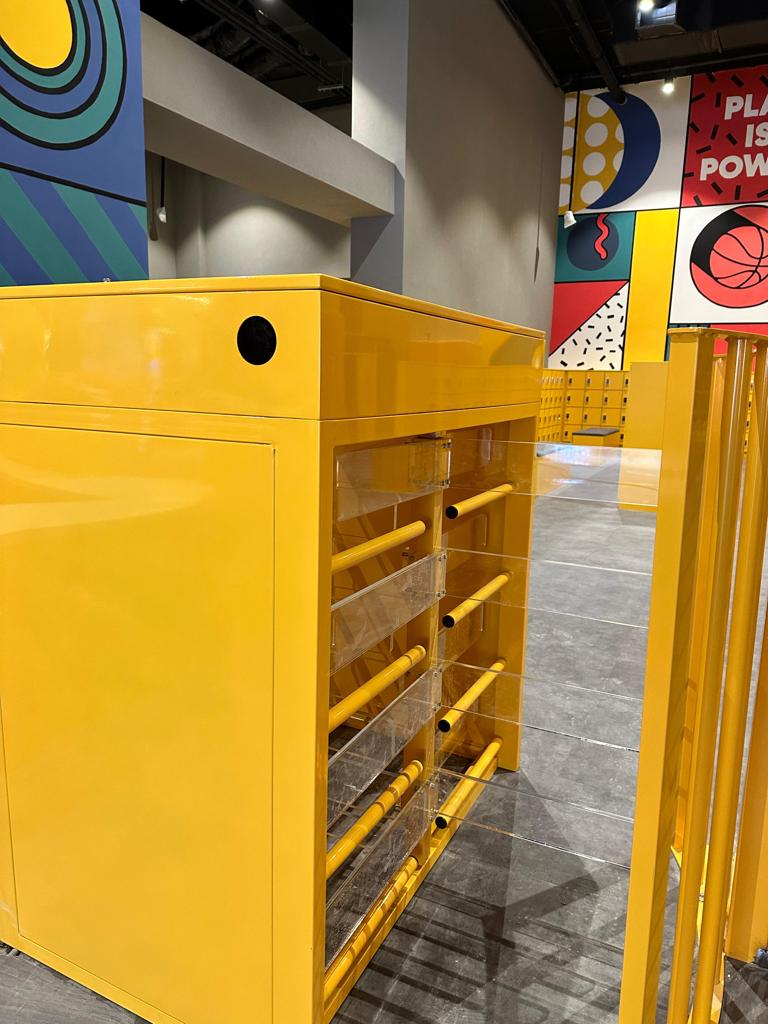 WR-442-YD Half Height Turnstile for Children's Play Areas